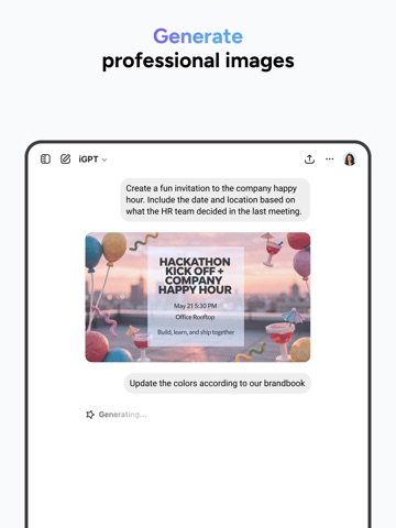 iGPT: AI Email Intelligence iPad screenshot