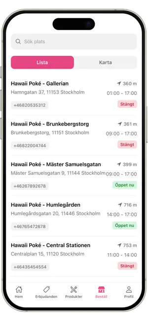 Hawaii Poké Shop iPhone screenshot 3