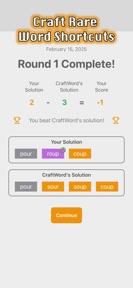 CraftWord: Daily Word Game screenshot