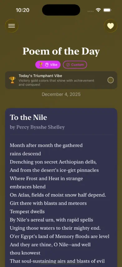 Poetry for the Day screenshot 1
