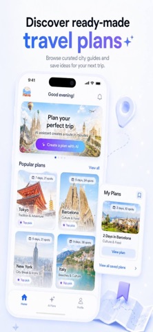 Planvia: AI Trips screenshot