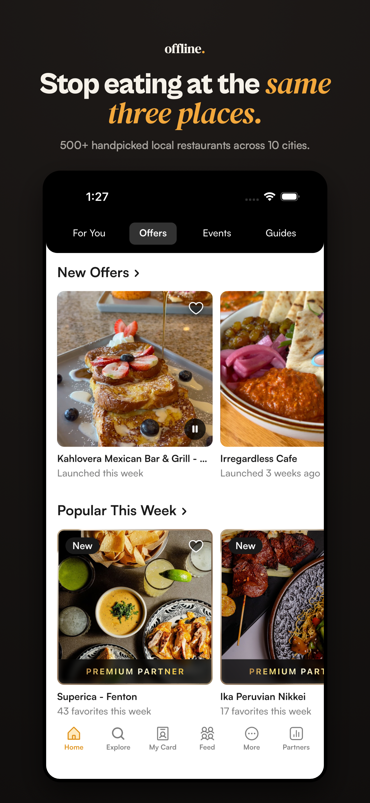 Offline Restaurant Club screenshot 2