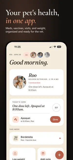 PetChronicle: Pet Health Log screenshot 1