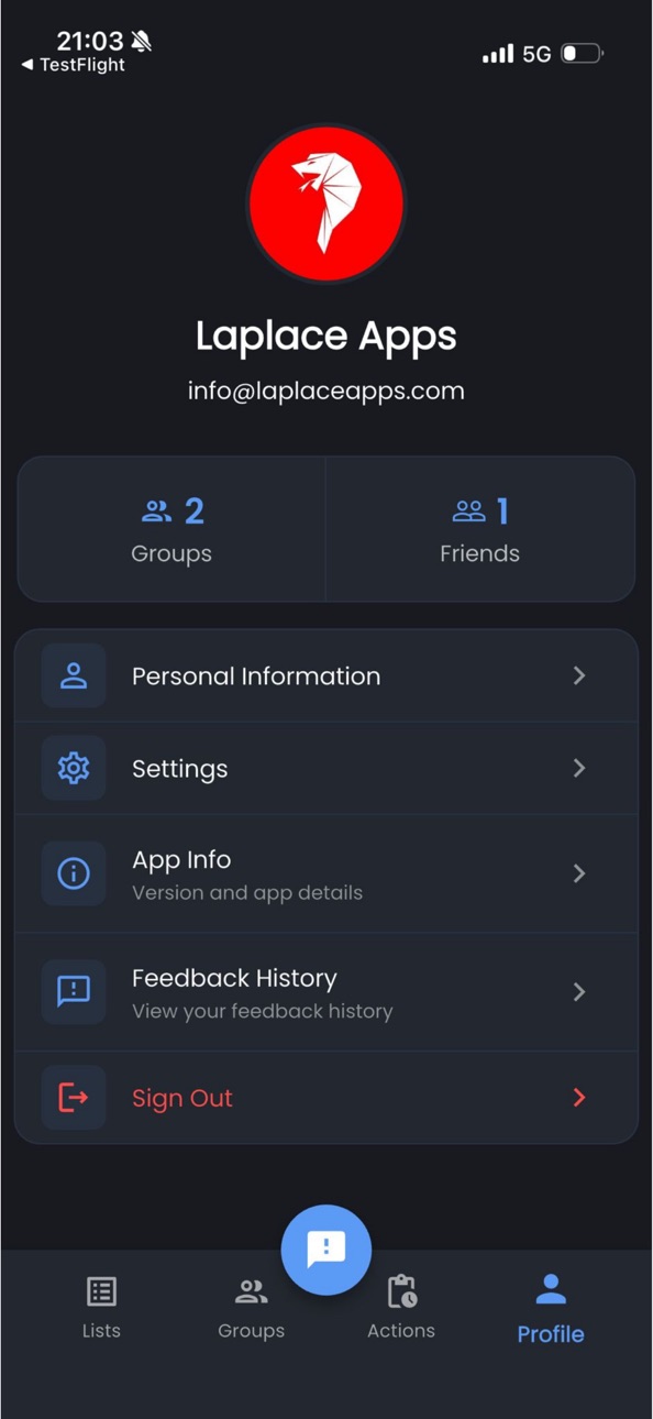 iPhone screenshot