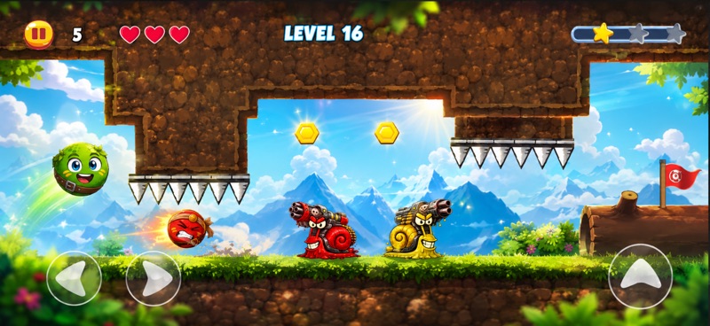 Bounce Ball 4 - Red Ball Hero screenshot 5