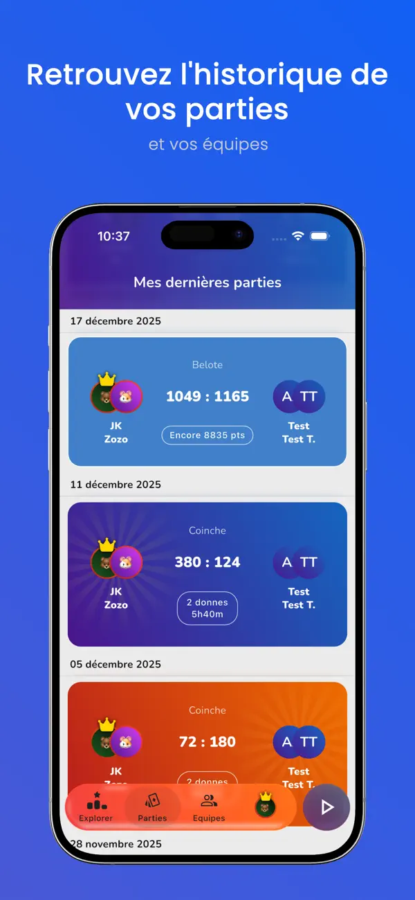 Screenshot #3 pour Atout – Compteur de points