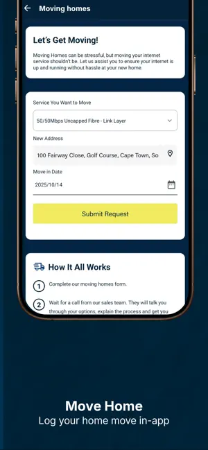 Mweb iPhone screenshot 2