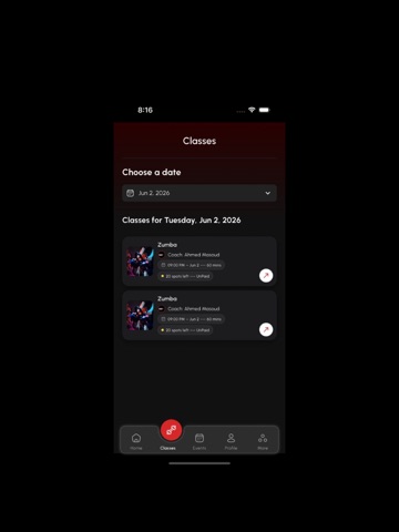 B38 Fitness Hub iPad screenshot