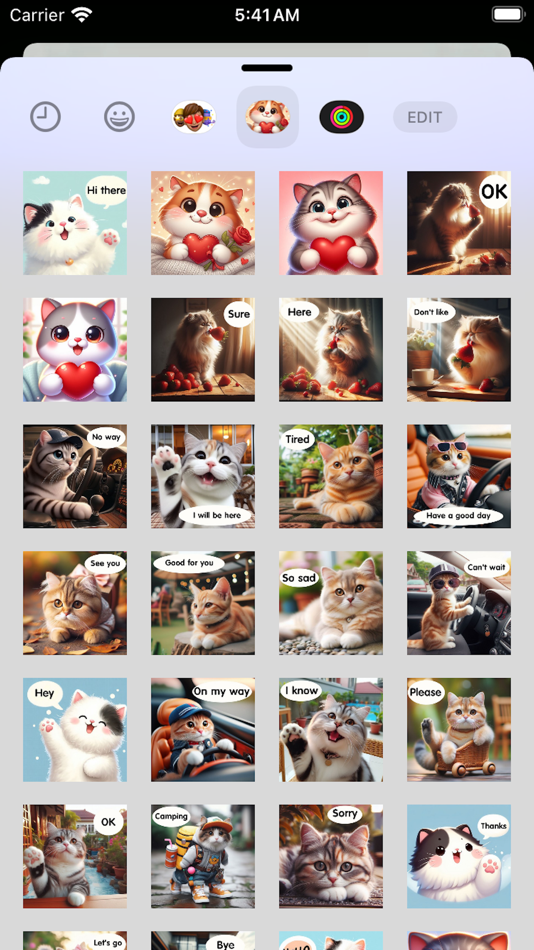 Pretty Cat Stickers pack - 2.0 - (iOS)