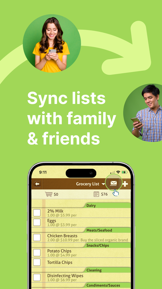 #3. List Ease: Shared Grocery List (iOS) 由: inMarket Media, LLC