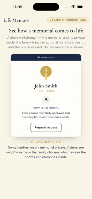 Life Memory: Memorials screenshot 1
