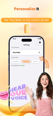 Hey Phone: Voice & Clap iPhone screenshot 1