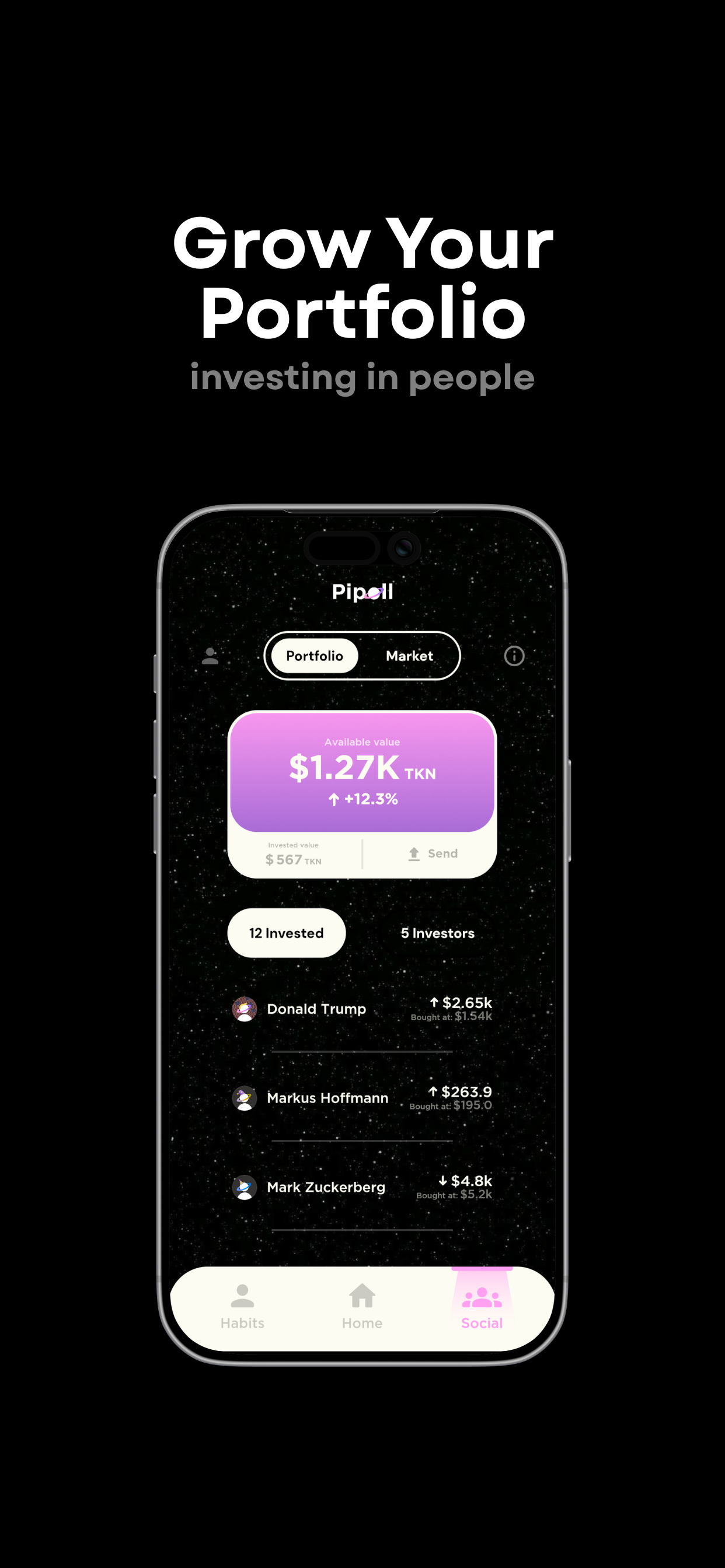 Pipoll: Goal Investing screenshot 5