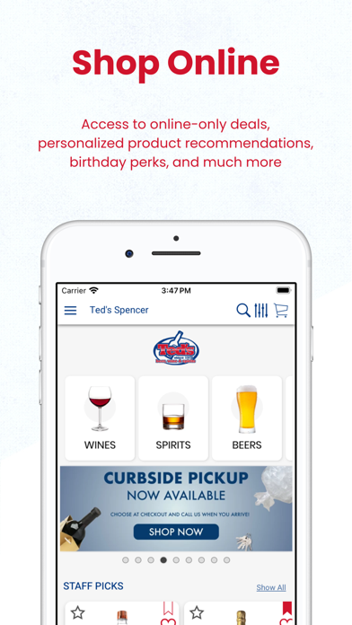 Ted's Wine & Spirits Screenshot