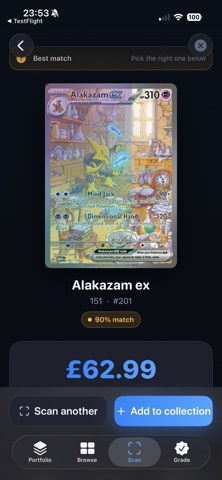 TCG Radar - Poke Scanner iPhone screenshot