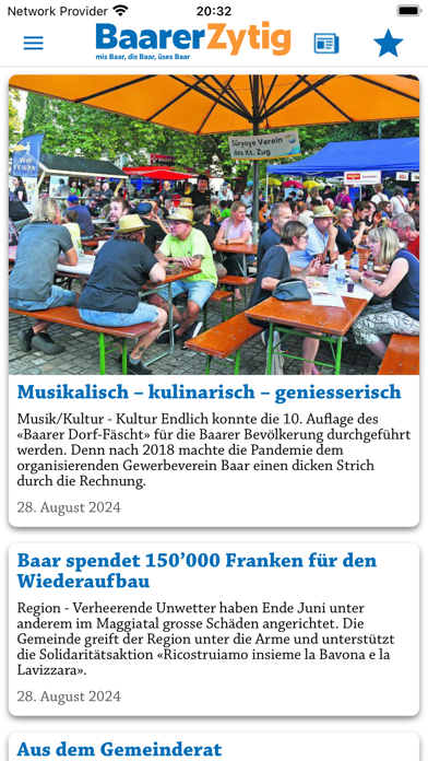 Baarer Zytig Screenshot