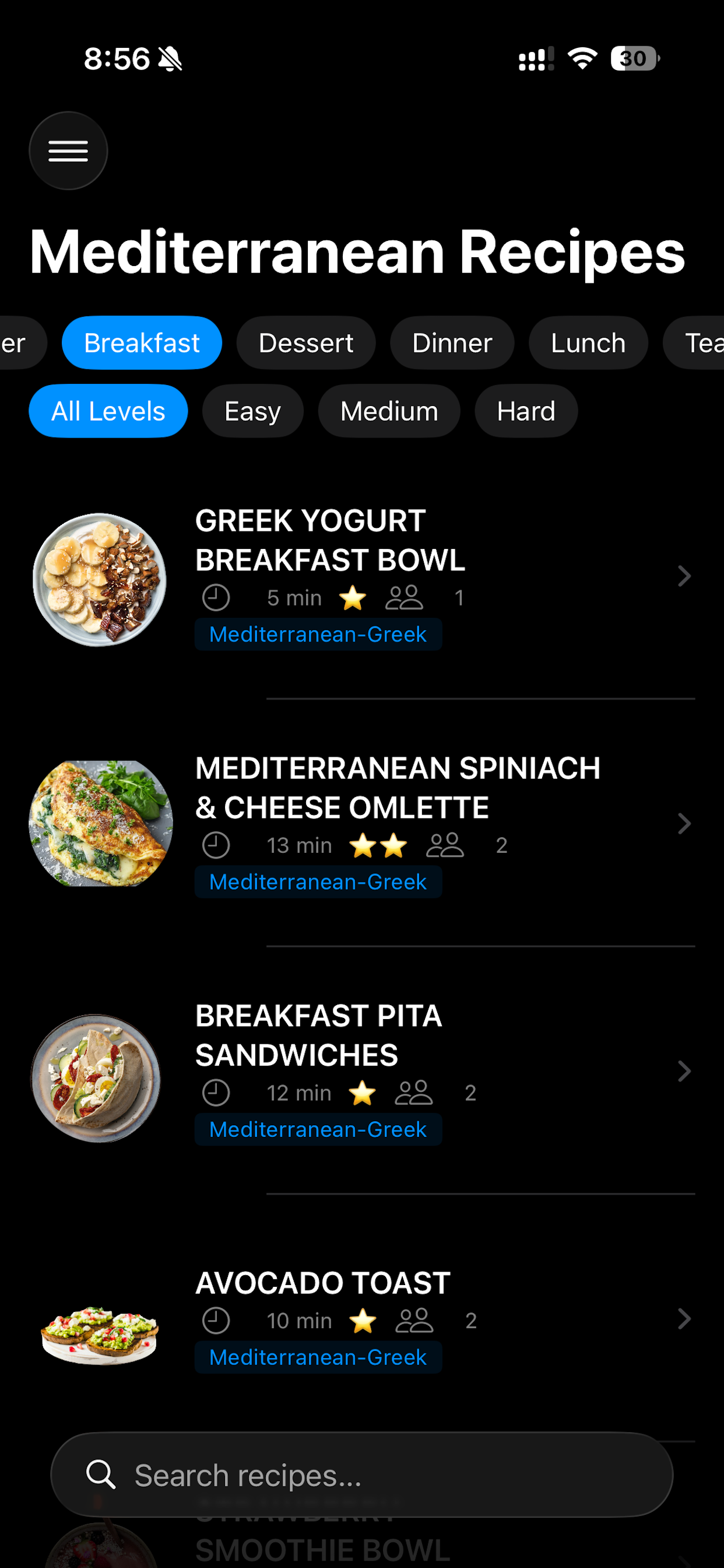 All Mediterranean Recipes screenshot 2