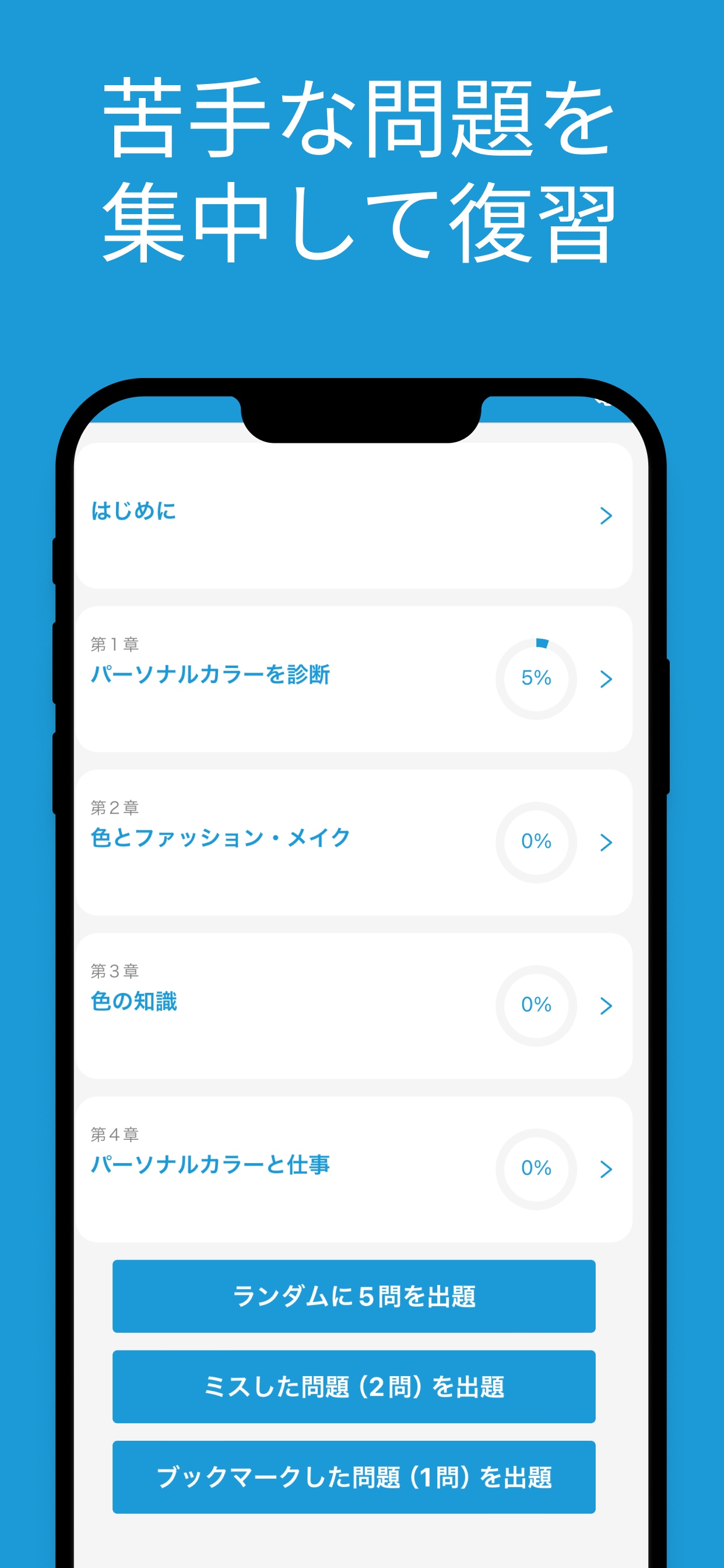 パーソナルカラー実務検定 ２級 対策アプリ
