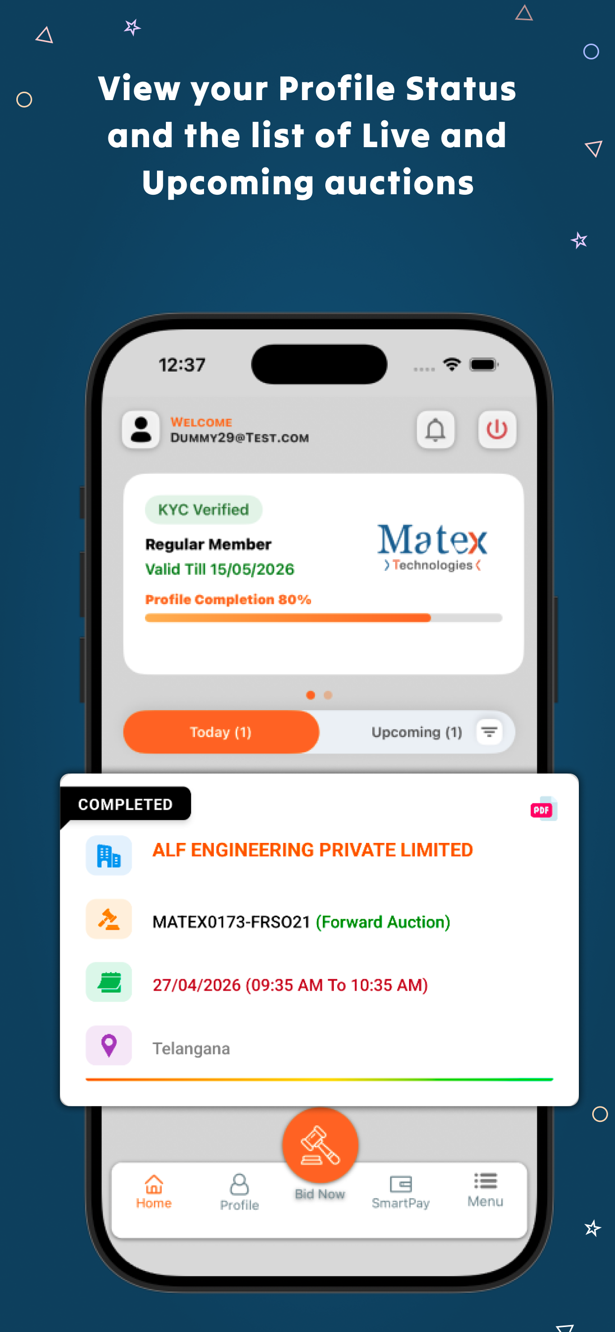 MatexNet Auction screenshot 3