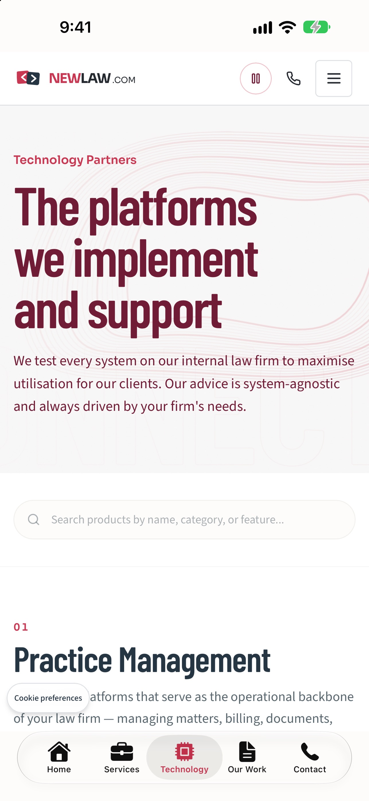 Screenshot 3 of newlaw.com