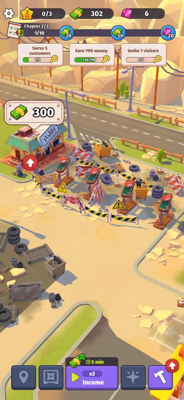 Roadside Empire: Gas station iOS Mod IPA screenshot 2 - iOS game interface
