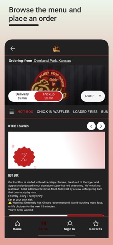 Chick-in Waffle App Screenshot 2 of 4