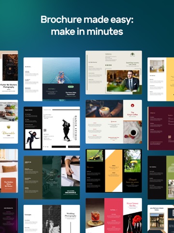 Brochure Design Maker-Leaflet iPad screenshot