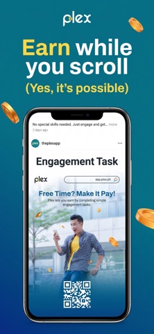 Plex - Do Tasks, Earn Cash iPhone screenshot 1