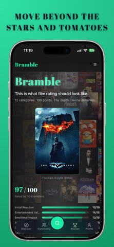 Bramble Movies iPhone screenshot