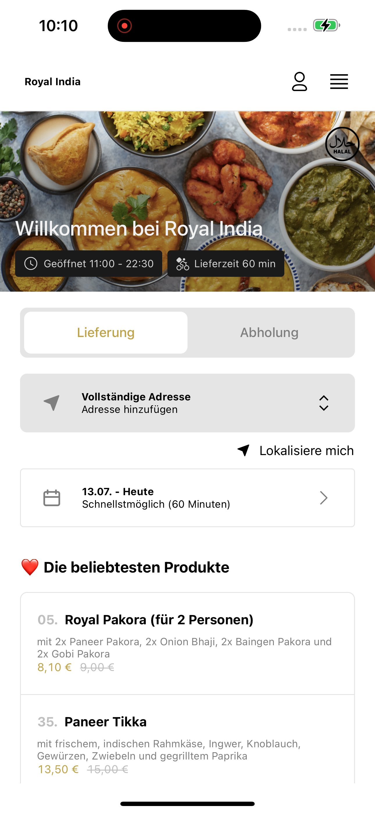 Royal India Aachen screenshot 6