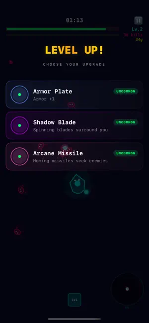 GlowStrike: Neon Survivors screenshot 3