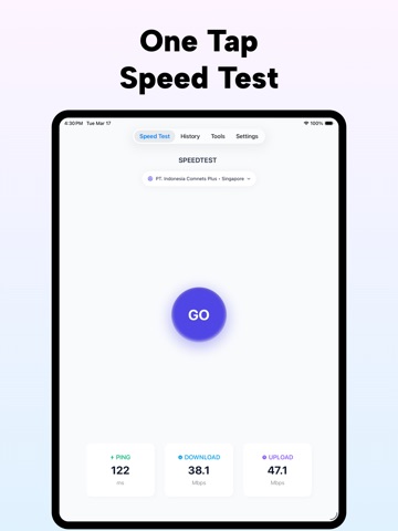 Speed Test - Network Master iPad screenshot