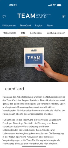 TeamCard Seefeld screenshot 4