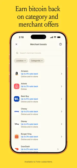 Fold: Bitcoin Personal Finance screenshot 6