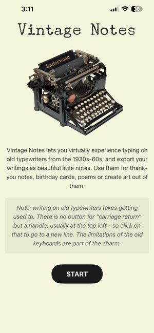 Vintage Notes screenshot 1