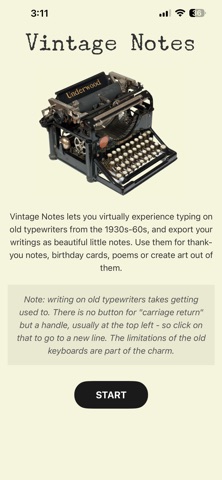Vintage Notes screenshot