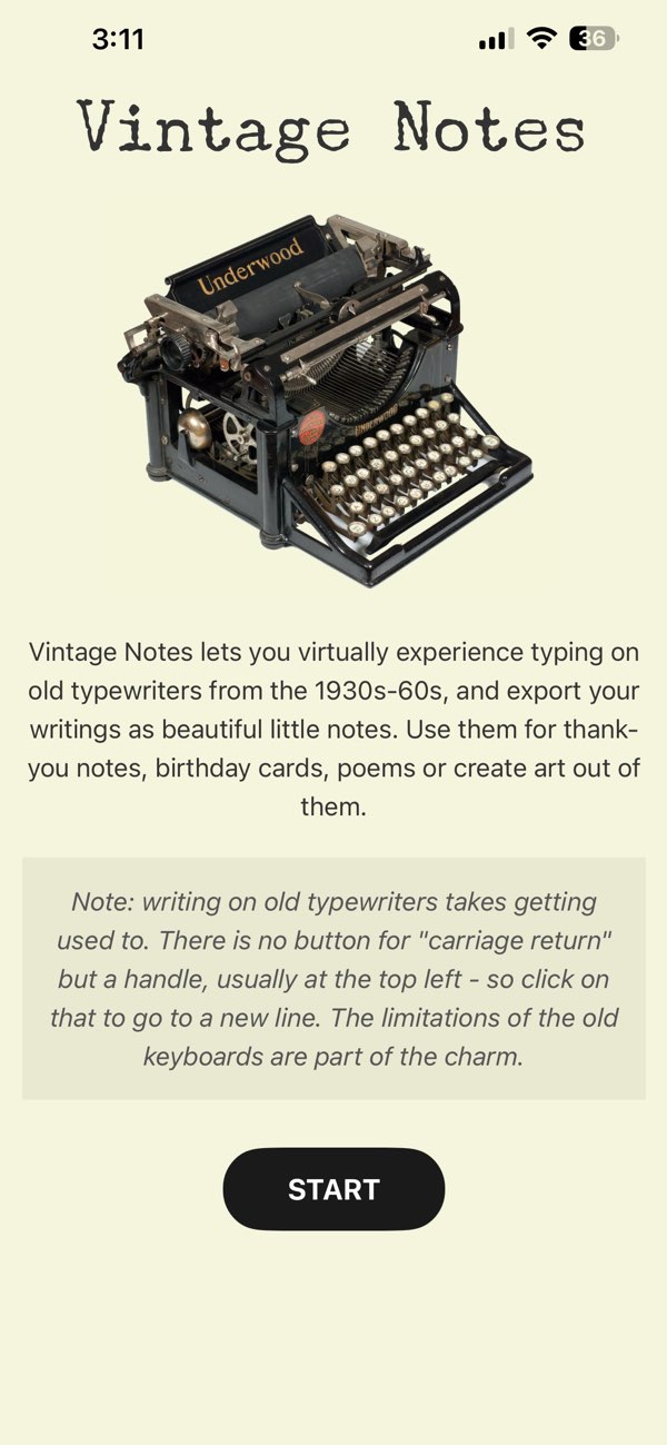 Vintage Notes screenshot 3