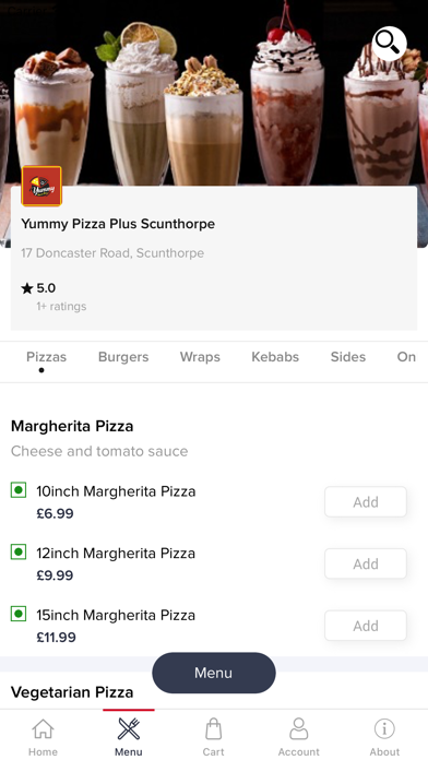 Yummy Pizza Plus Scunthorpe screenshot