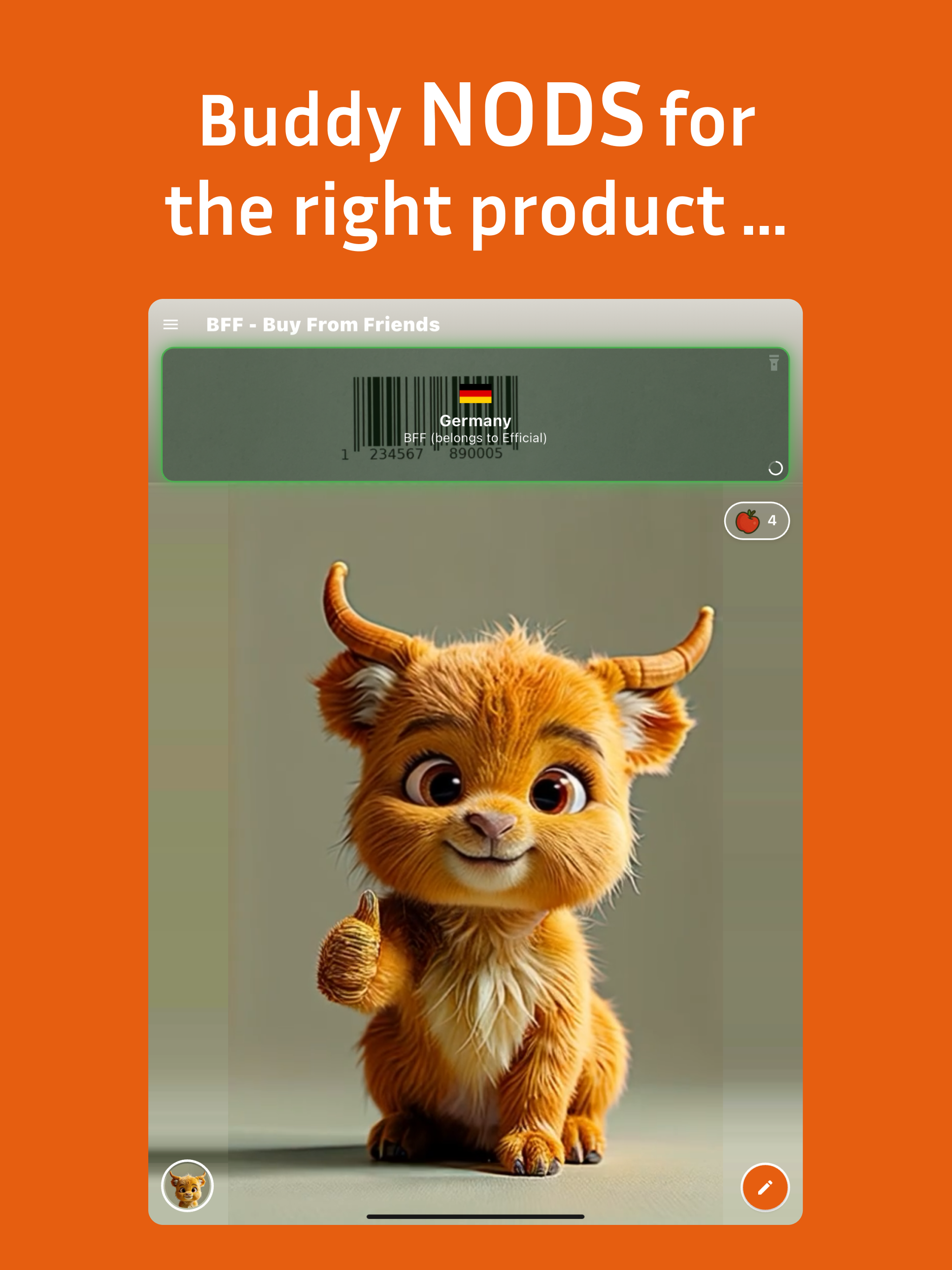 Barcode Scan /Buy From Friends