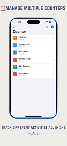 Click Counter – Tally App iPhone screenshot