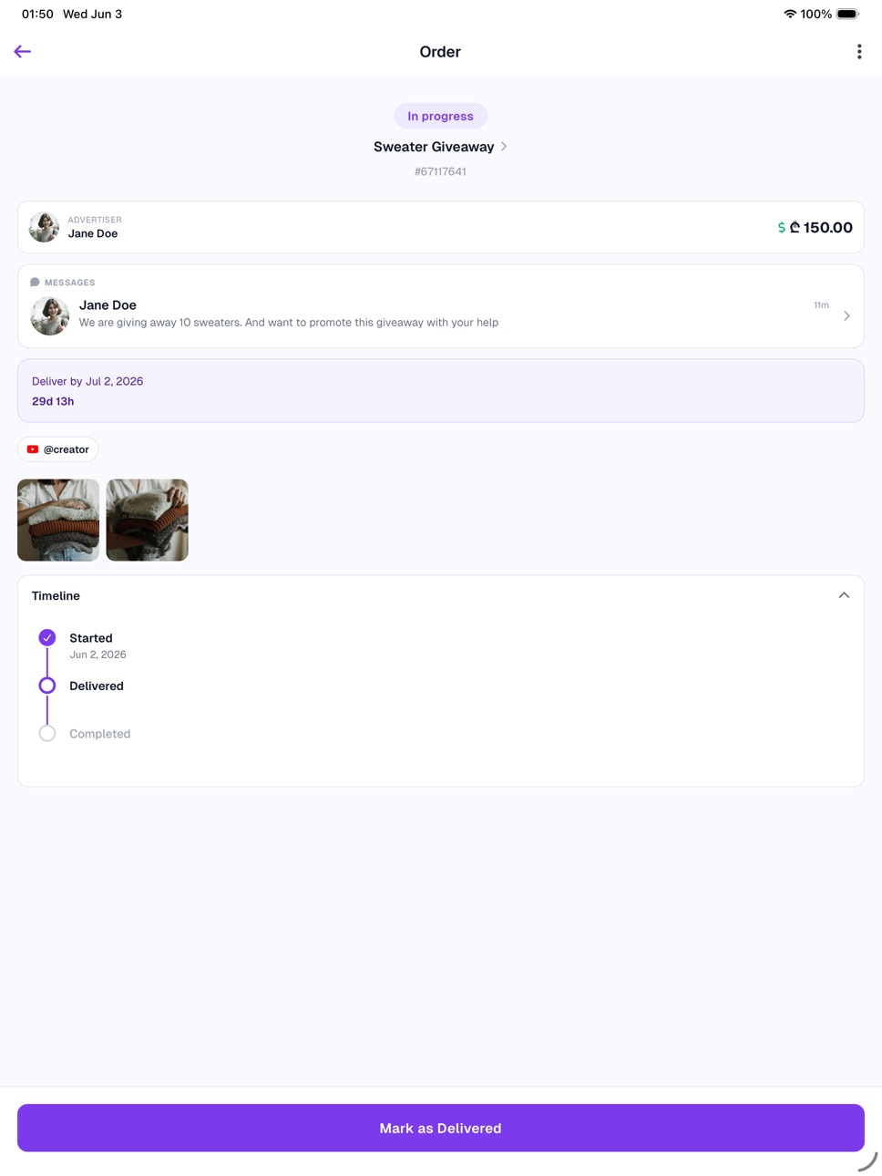 iPad screenshot