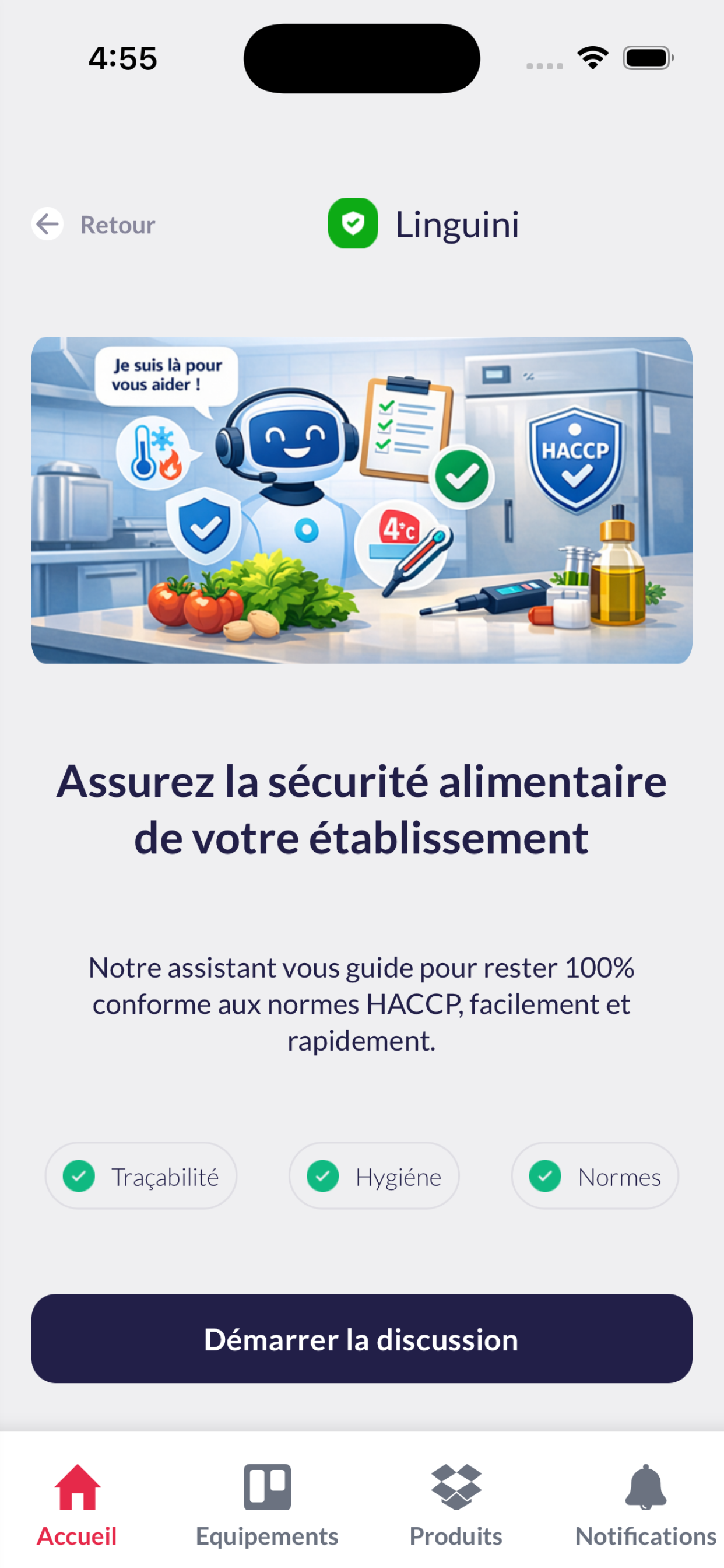 Linguini haccp screenshot 8