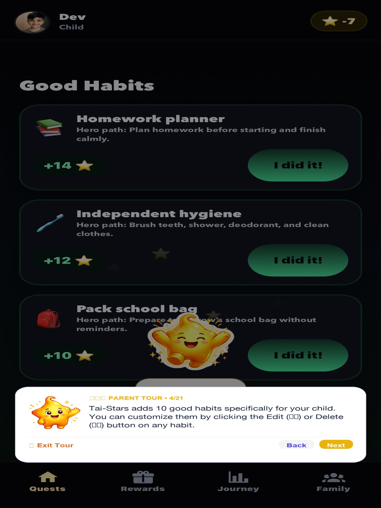 Screenshot 12 of Tai Stars: Habit Rewards