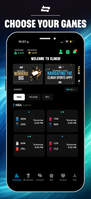 Clinch Sports screenshot 2