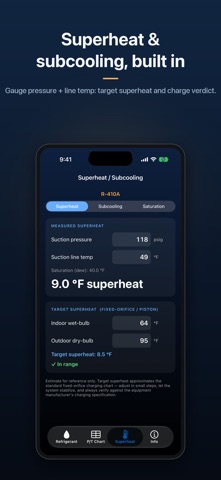 HVAC Refrigerant PT iPhone screenshot
