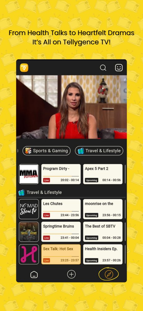 Tellygence TV: Live TV, Movies screenshot 3