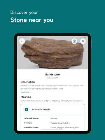 Rock Identifier - RI iPad screenshot