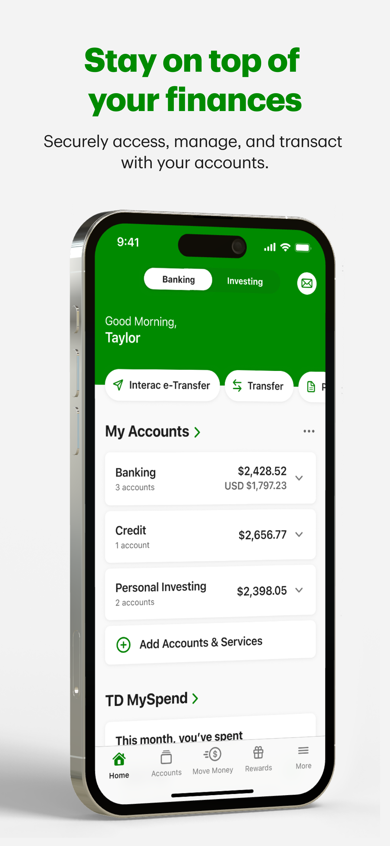TD Canada screenshot 2