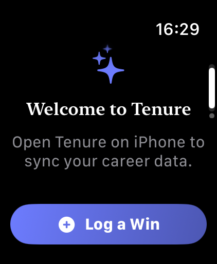 Tenure: AI Career Win Tracker