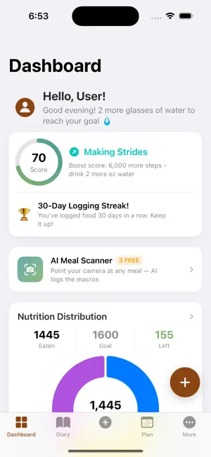 Mocha: Food Diary & Tracker screenshot 2
